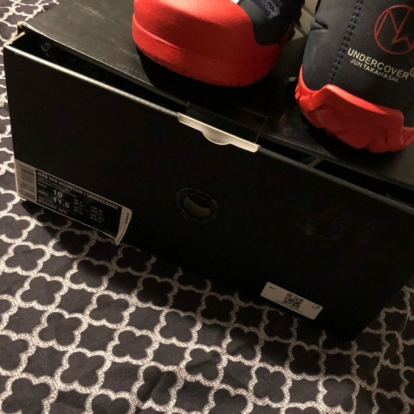 NIKE SFB MOUNTAIN X UNDERCOVER BOOTS NAVY BLUE RED OBSIDIAN SZ 10 NEW WARRIOR - Picture 11 of 16